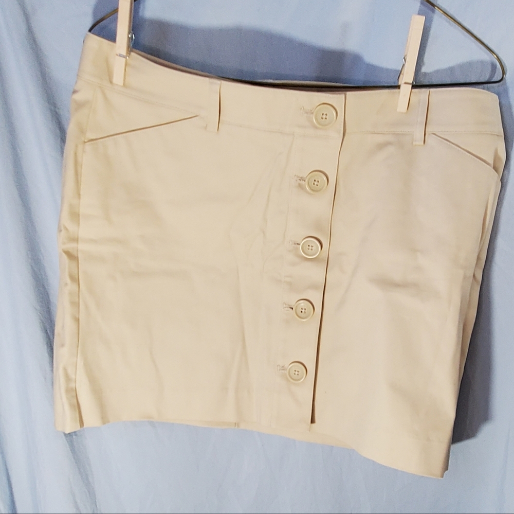 Express Cream Mini Skirt Size 8